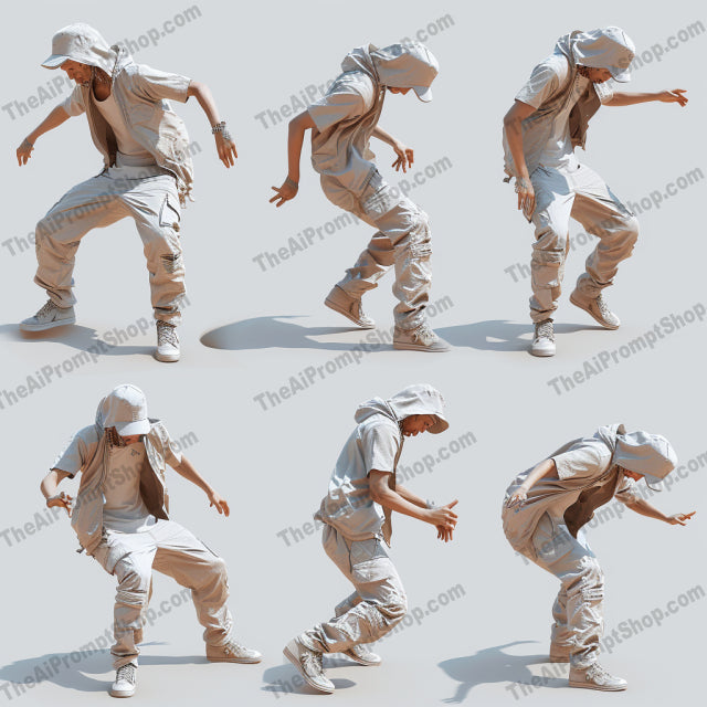 Dynamic Poses and Expressions AI MidJourney Image Prompt, Character Art, 42183D character poses, Action poses, Animation frames, Animation keyframes, Animation sequence, Art reference, Cartoon animation, Character animation, Character design, Character dynamics, Character movement, Character rigging, chat gpt, chat gpt prompts, chatgpt, chatgpt prompts, Digital art, Dynamic poses, Emotional reactions, Expressive faces, Facial expressions, midjourney, Motion study, Movement study, Pose reference