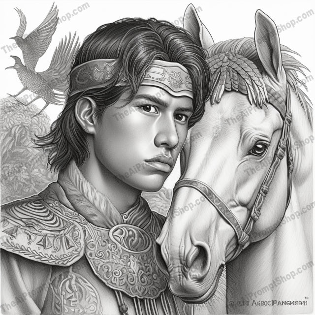 AI Midjourney Prompt for People - Illustrations - 2910