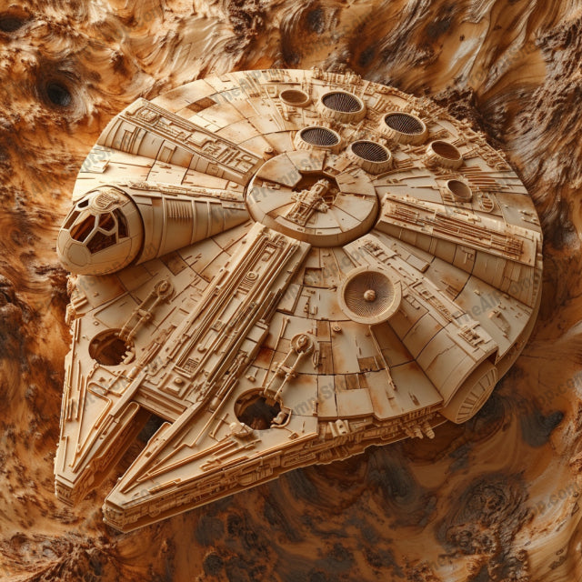 Galactic Woodwork Artistry AI MidJourney Image Prompt, Character Art, 4198Artisan craftsmanship, Carved figures, chat gpt, chat gpt prompts, chatgpt, chatgpt prompts, Collectible art, Futuristic models, Hand-carved collectibles, Intricate etchings, midjourney, Organic material, Sci-fi memorabilia, Sci-fi sculptures, Space opera icons, Spacecraft reliefs, Themed wood carving, Timber art, Wood grain detail, Wooden textures