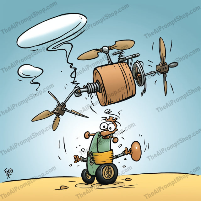 AI Midjourney Prompt for Cartoon - 2839