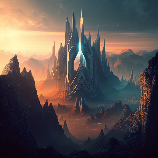 AI Midjourney Prompt for Fractal Peaks