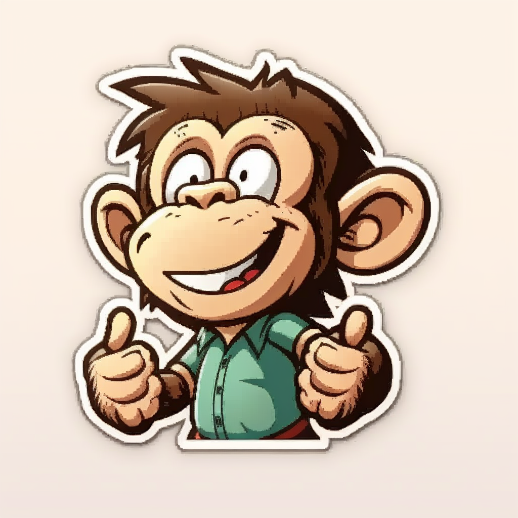 AI Midjourney Prompt for Cute Animal Stickers