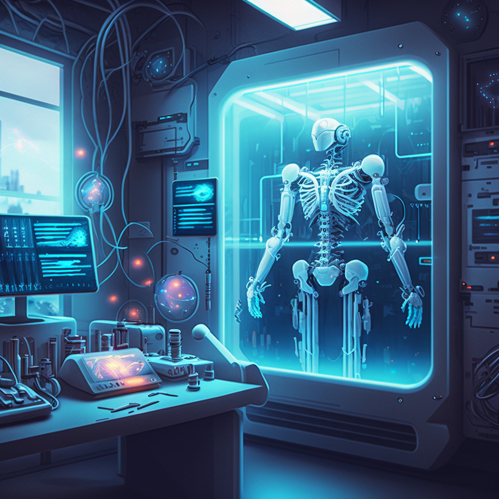 AI Midjourney Prompt for Futuristic Labs