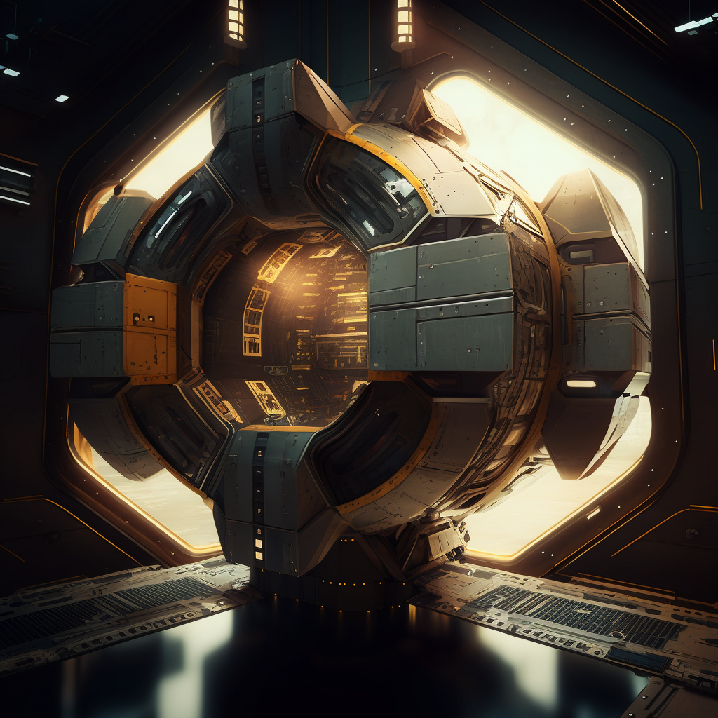 AI Midjourney Prompt for Space Station