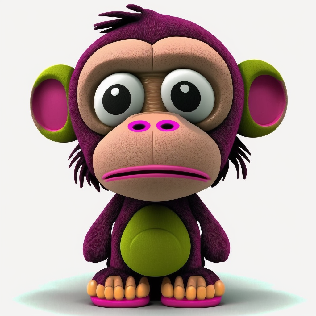 AI Midjourney Prompt for Pixar-style Pouncing Animal