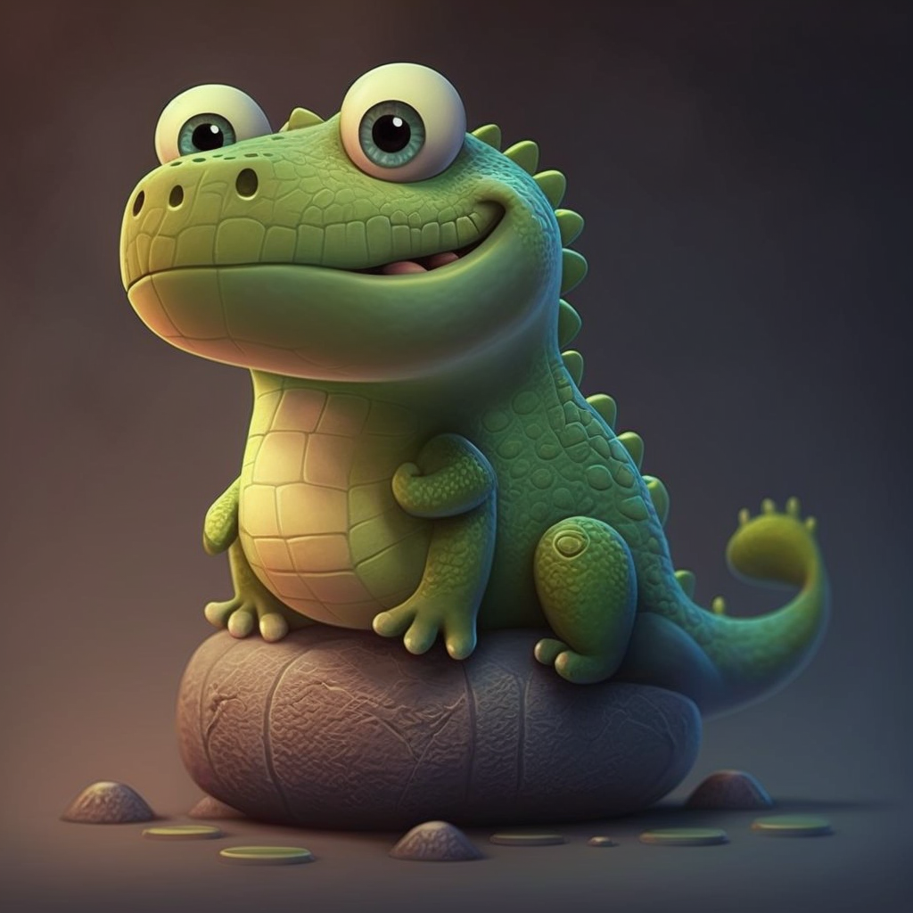 AI Midjourney Prompt for Soft Pixar-style Animal