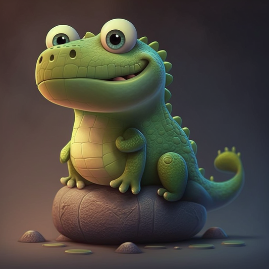 AI Midjourney Prompt for Soft Pixar-style Animal