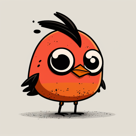 AI Midjourney Prompt for Cartoon Network style Cheerful Bird