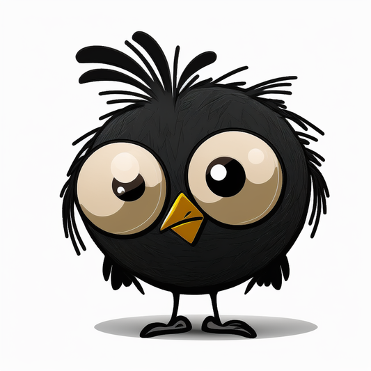 AI Midjourney Prompt for Cartoon Network style Cheerful Bird