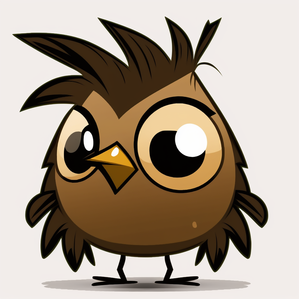 AI Midjourney Prompt for Cartoon Network style Cheerful Bird