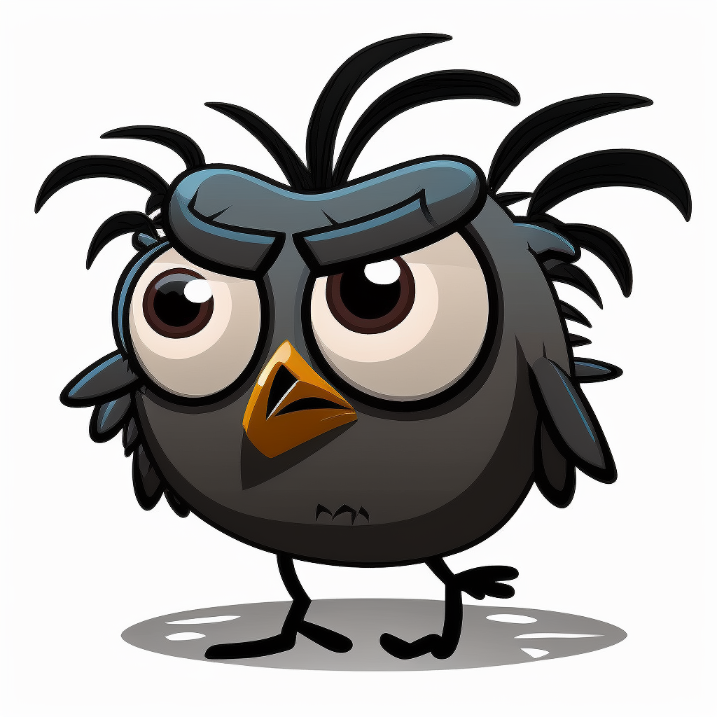 AI Midjourney Prompt for Cartoon Network style Cheerful Bird