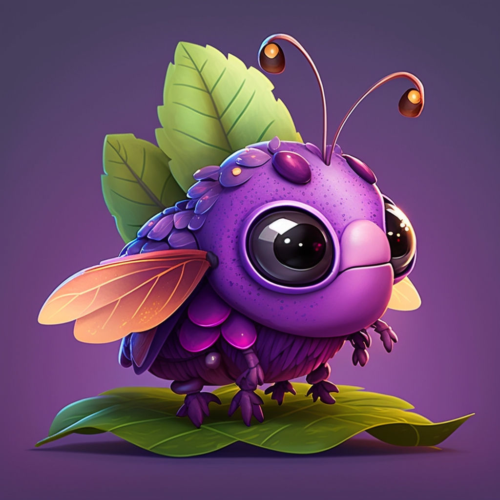 AI Midjourney Prompt for Flower holding Bug