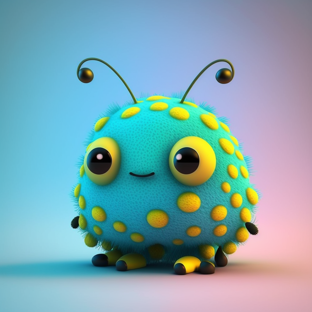 AI Midjourney Prompt for Simple Spotted Bug