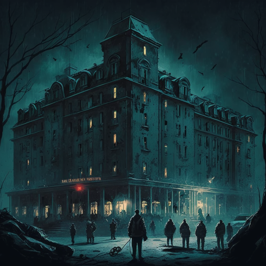 AI Midjourney Prompt for Abandoned Horror Building