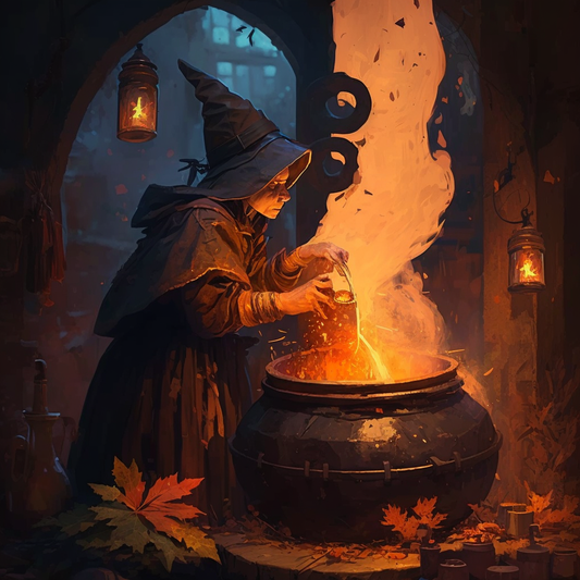 AI Midjourney Prompt for Wizard's Spellcasting