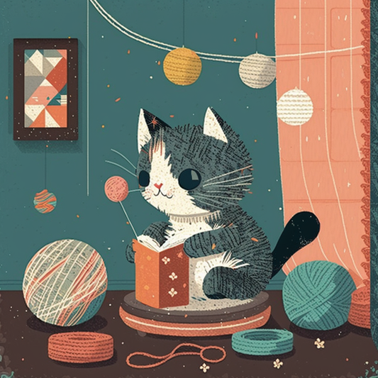 AI Midjourney Prompt for Cozy Kitten Collage