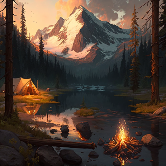 AI Midjourney Prompt for Mountain Wilderness