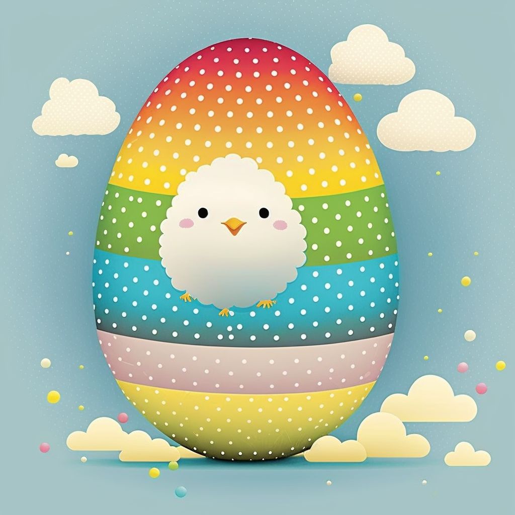 AI Midjourney Prompt for Whimsical Easter Egg