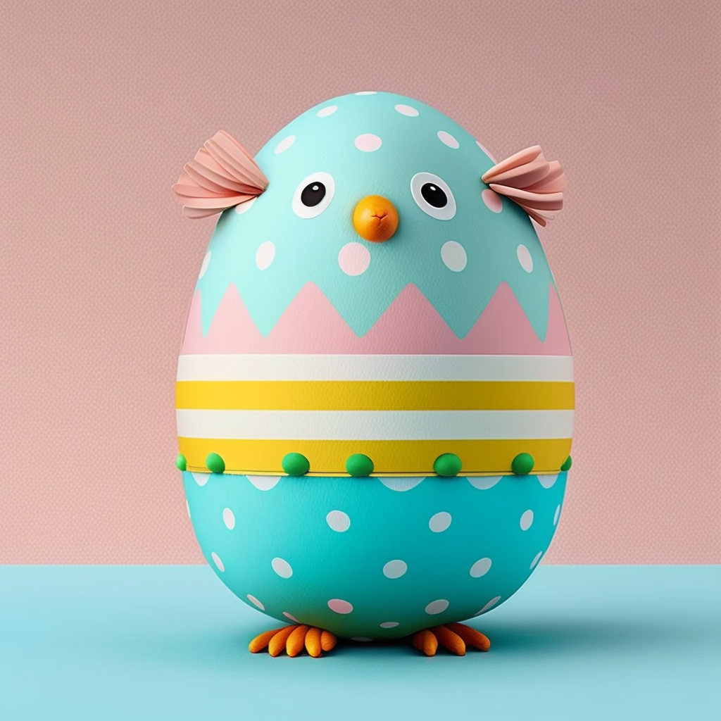 AI Midjourney Prompt for Whimsical Easter Egg