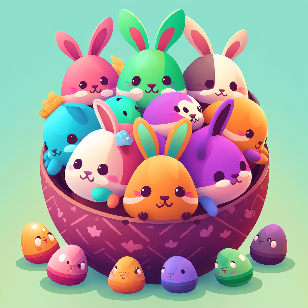 AI Midjourney Prompt for Pastel Easter Bunny