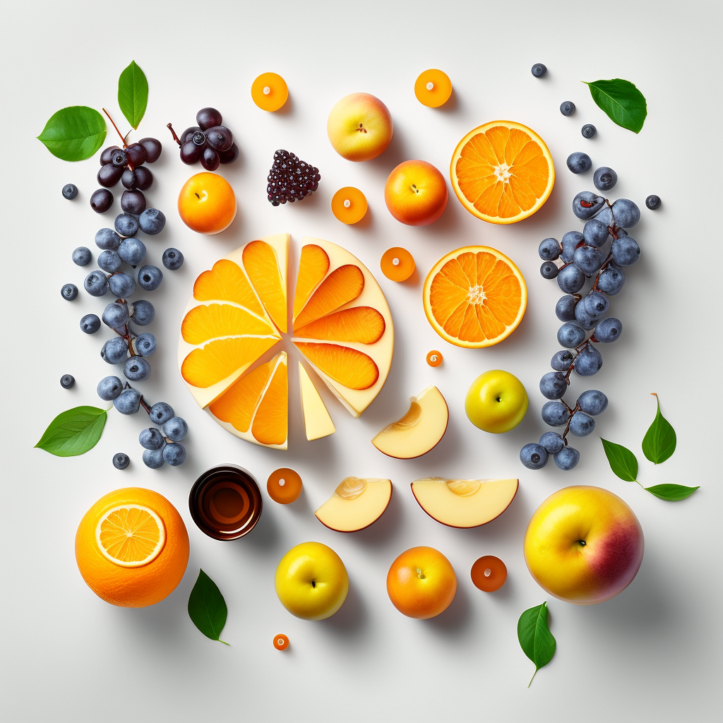AI Midjourney Prompt for Flat Lay Food Layout