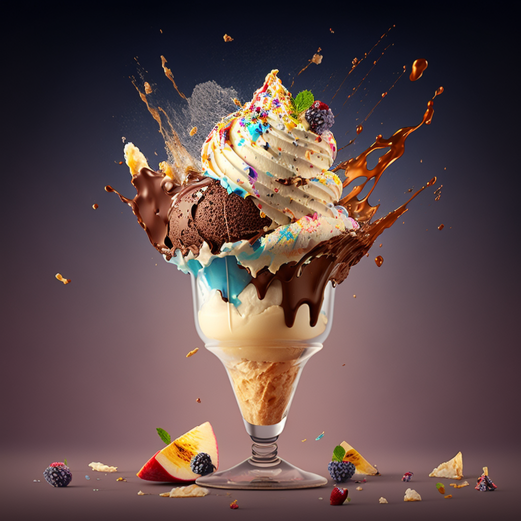 AI Midjourney Prompt for Dessert Art