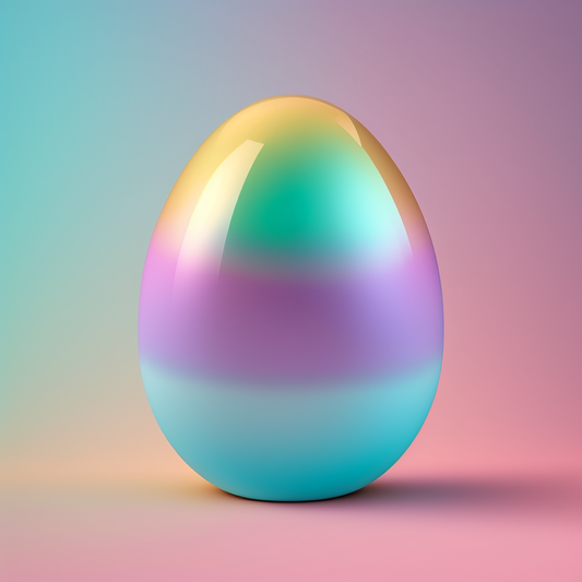 AI Midjourney Prompt for Gradient Easter Egg