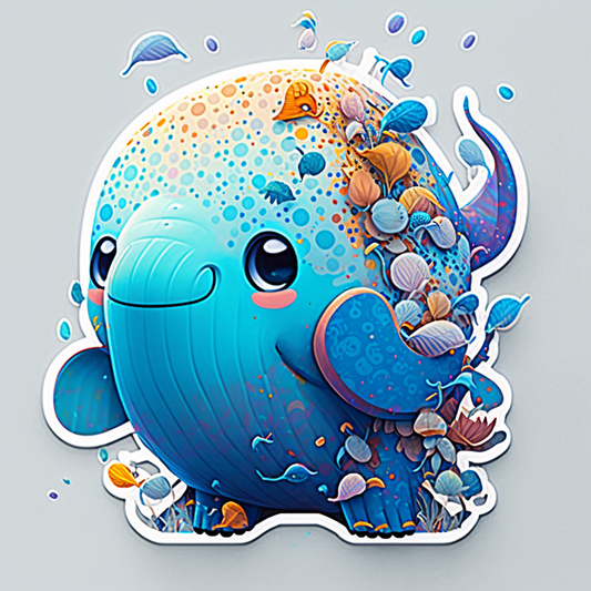 AI Midjourney Prompts for Funny Vibrant Animal Stickers