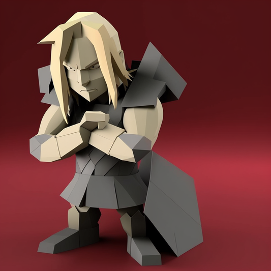 AI Midjourney Prompt for Geometric Game Assets