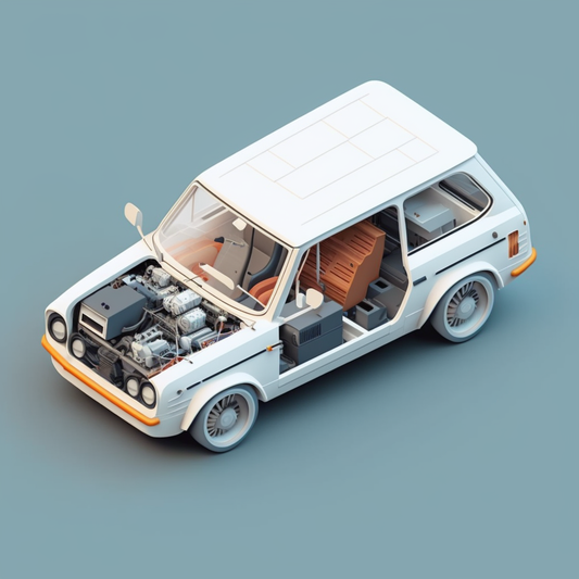 AI Midjourney Prompt for Isometric Vehicles