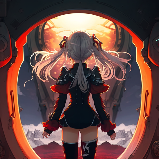 AI Midjourney Prompt for Anime Portal to Another World