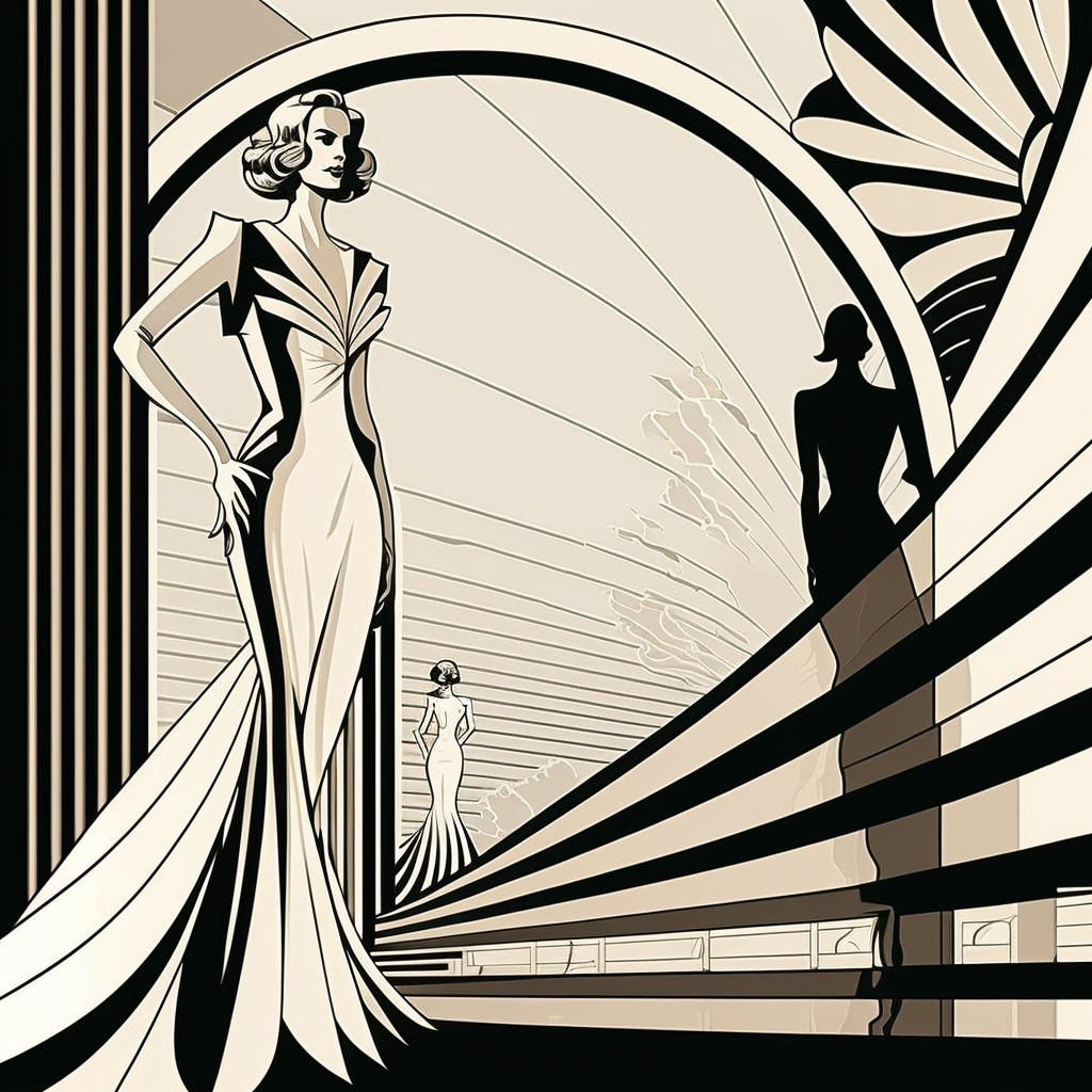 AI Midjourney Prompt for Abstract Fashion Sketch