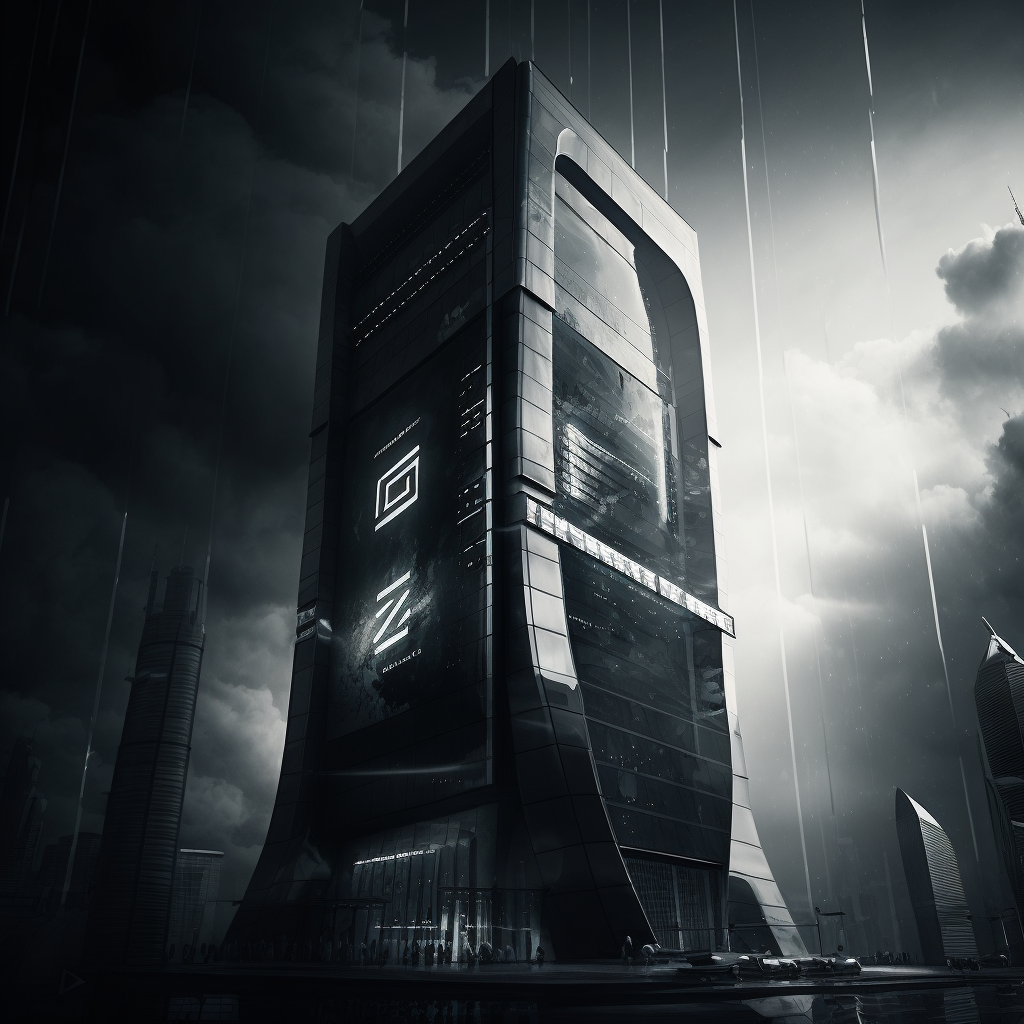 AI Midjourney Prompt for High-tech skyscraper