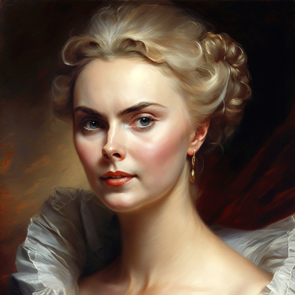 AI Midjourney Prompt for Celebrity Oil Painting