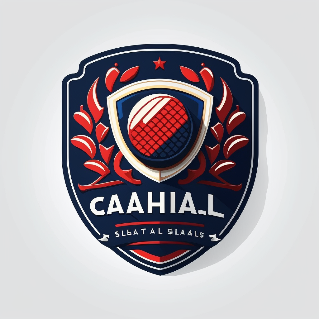 AI Midjourney Prompt for Blue, White, and Red Sports Logos