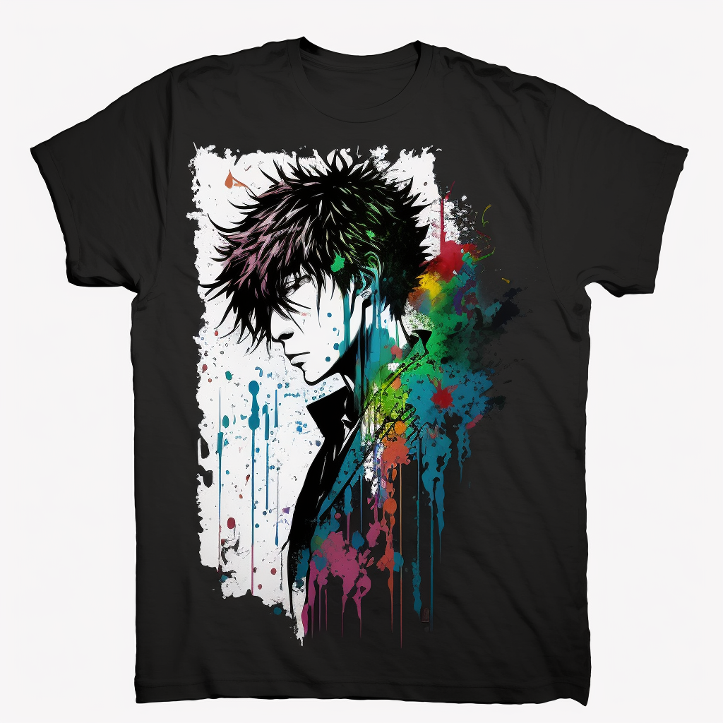 AI Midjourney Prompt for Anime T-shirt