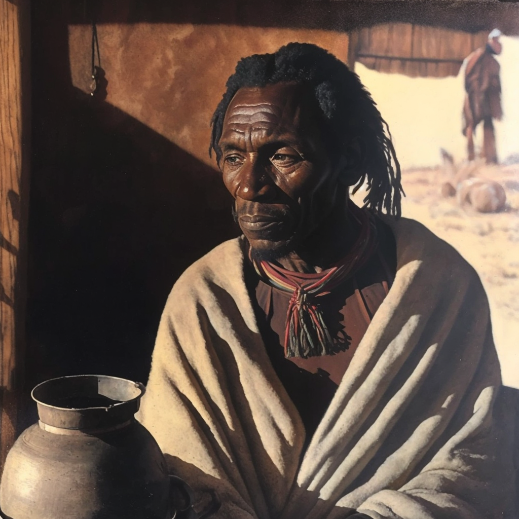 AI Midjourney Prompt for Old Movie Illustration