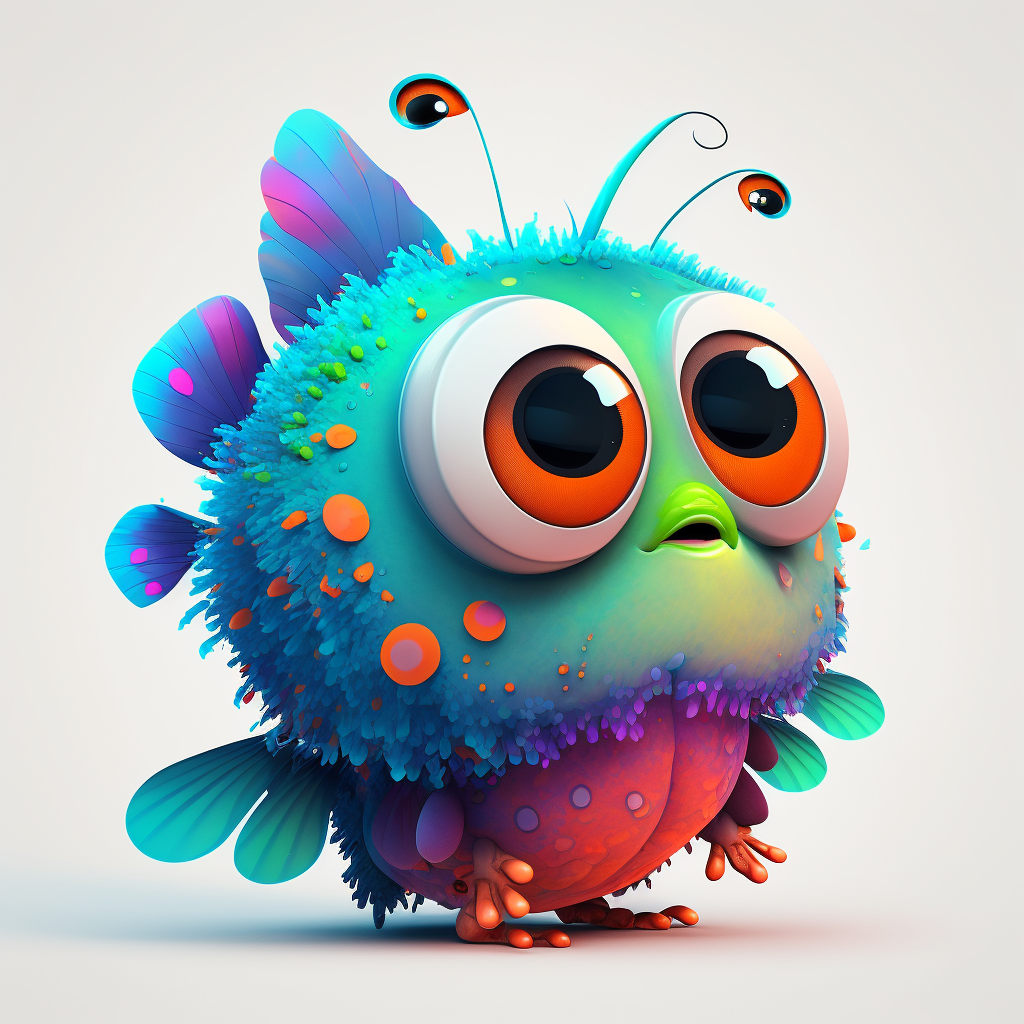 AI Midjourney Prompts for Funny Vibrant Animal