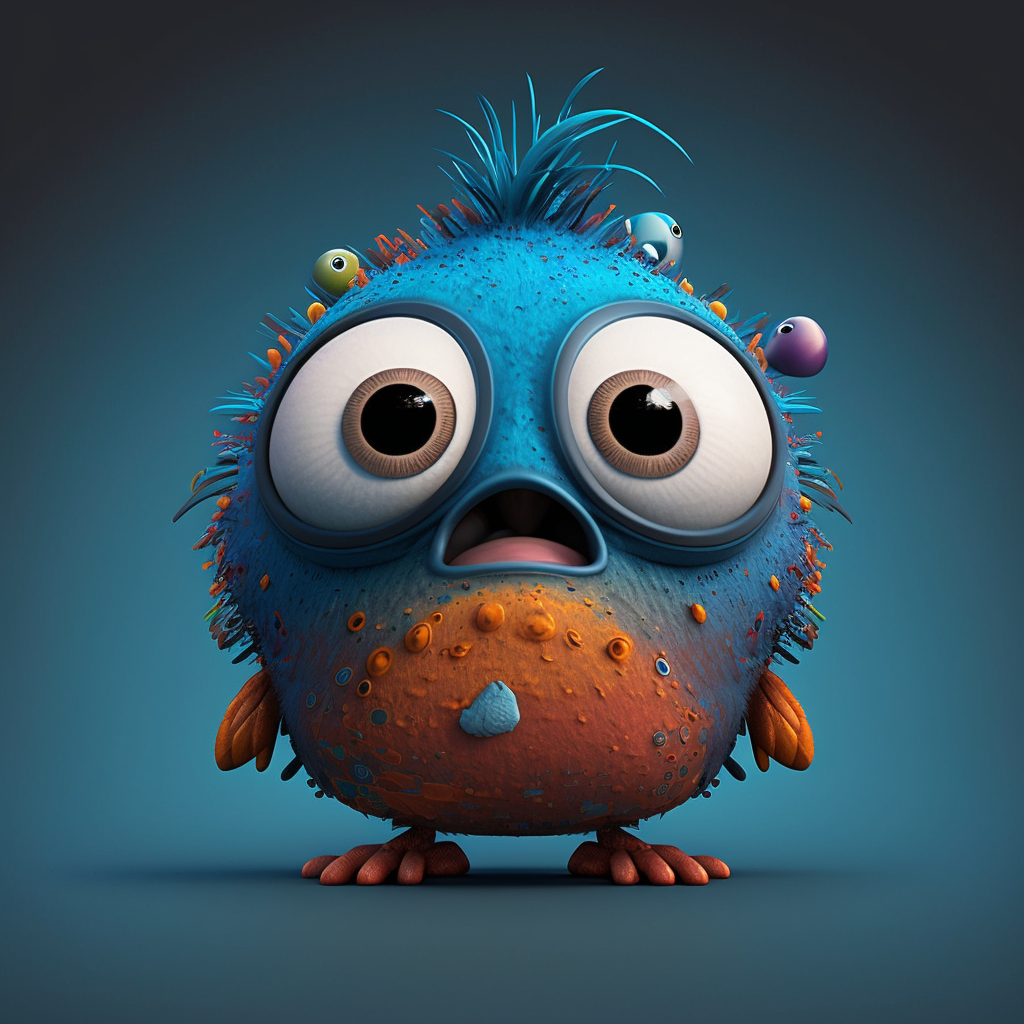 AI Midjourney Prompts for Funny Vibrant Animal