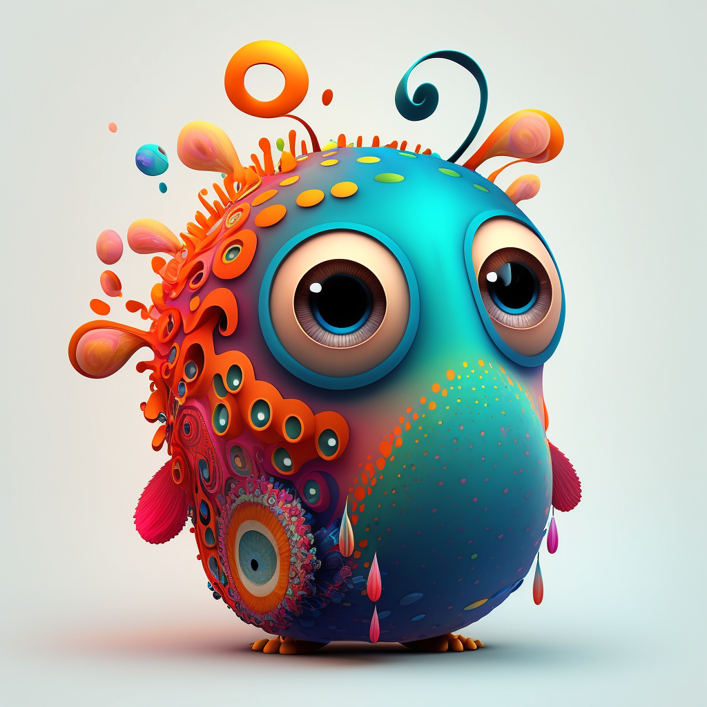 AI Midjourney Prompts for Funny Vibrant Animal