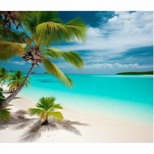 AI Midjourney Prompt for Tropical Beach