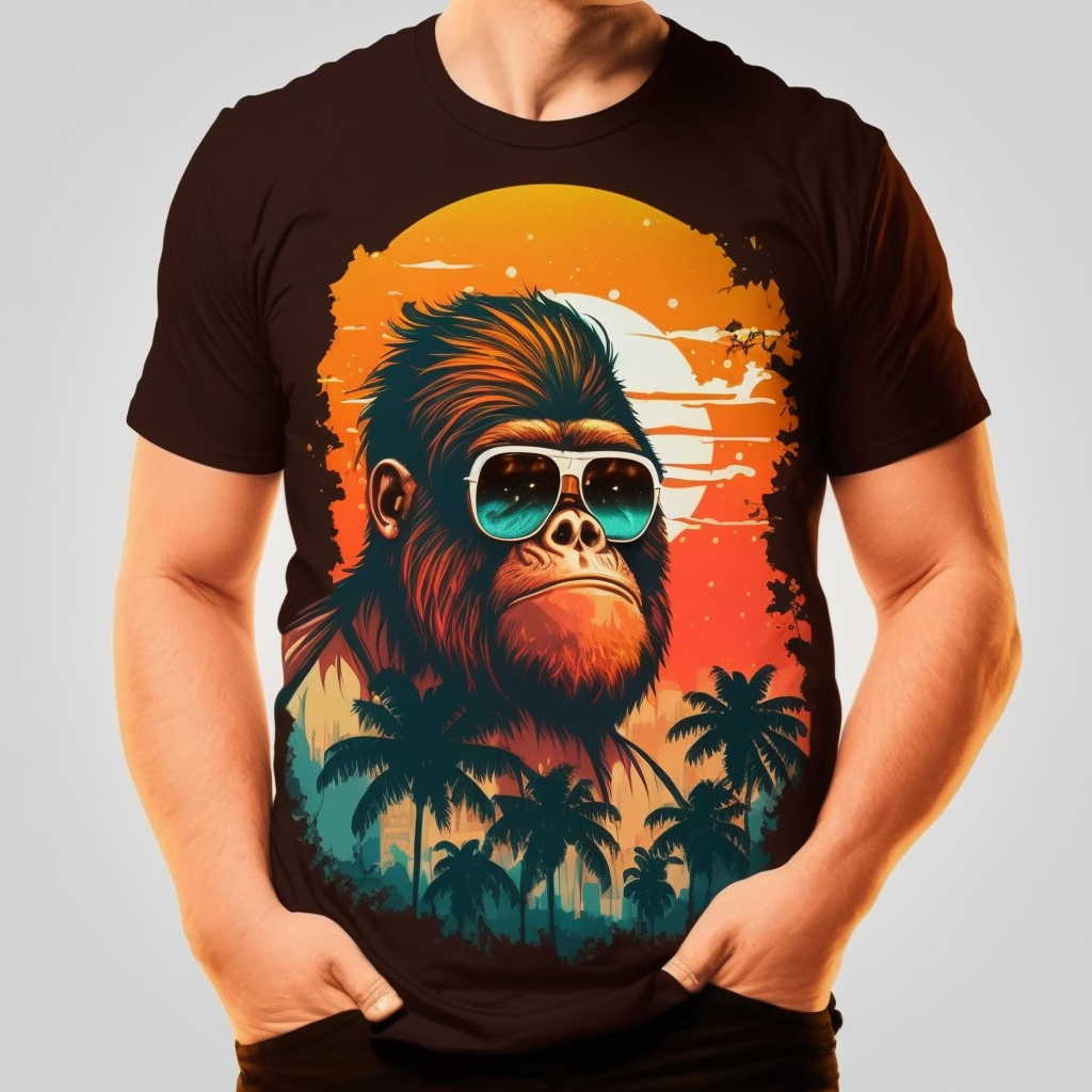 AI Midjourney Prompt for T-Shirt Animals Design