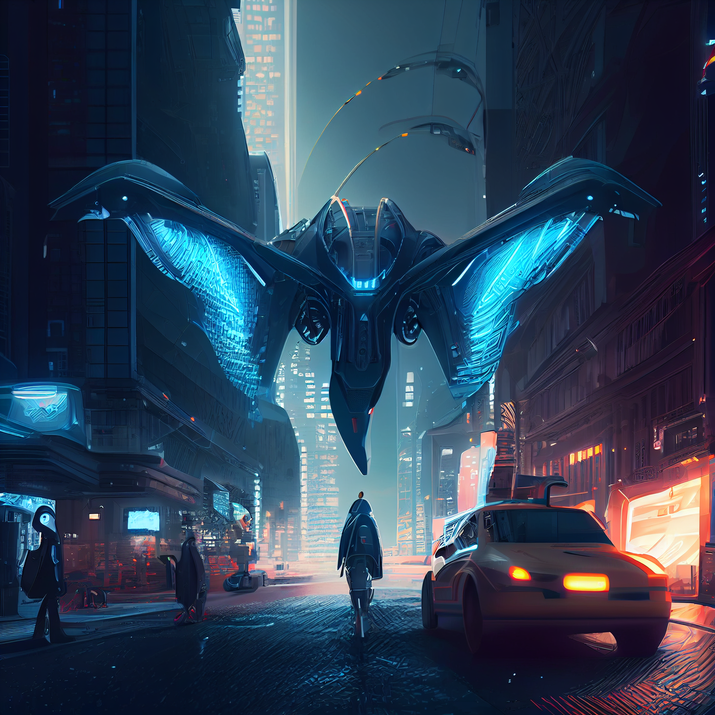 AI Midjourney Prompt for Futuristic Androids