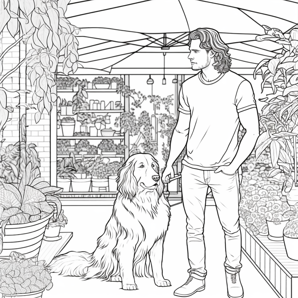 AI Midjourney Prompts for Detailed Coloring pages