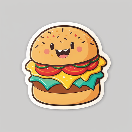 AI Midjourney Prompt for Pixar style Food Stickers