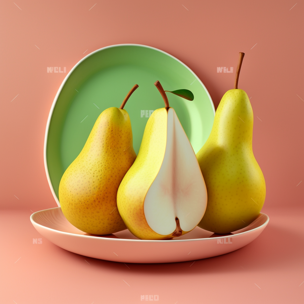 AI Midjourney Prompt for Pastel Fruits