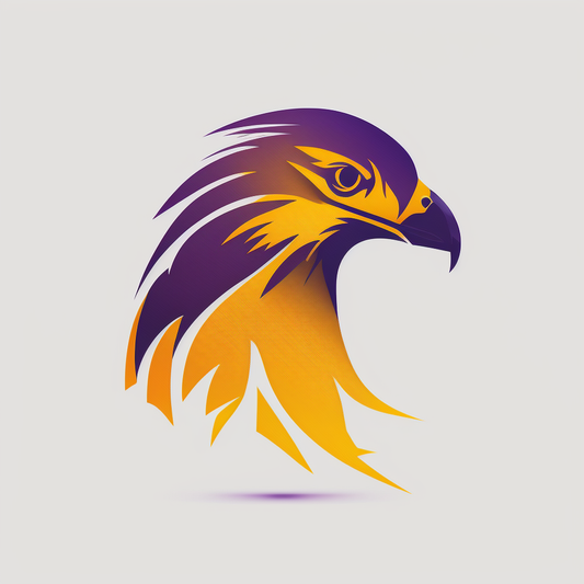 AI Midjourney Prompt for Yellow and Purple logos