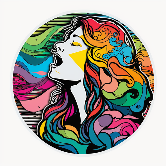 AI Midjourney Prompt for Psychedelic Stickers