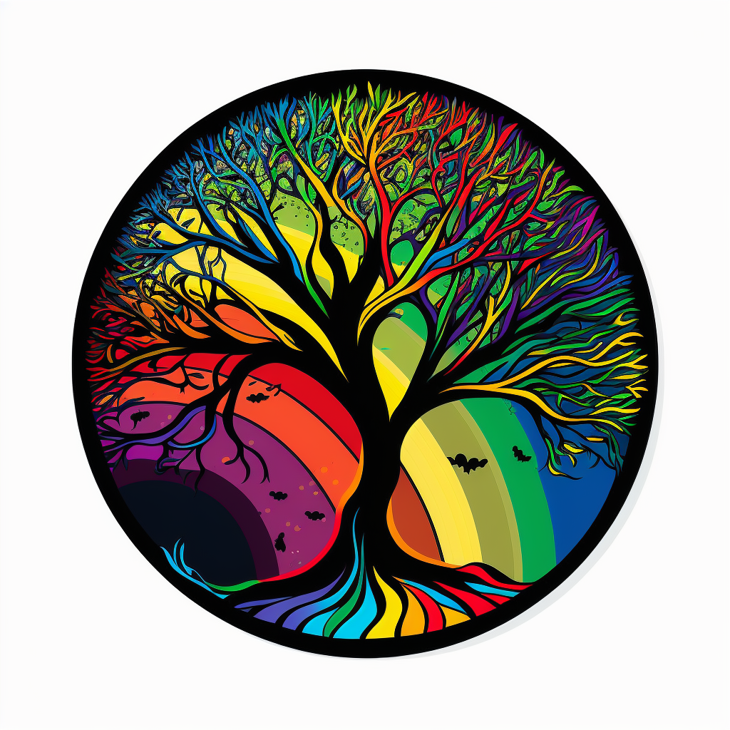 AI Midjourney Prompt for Psychedelic Stickers