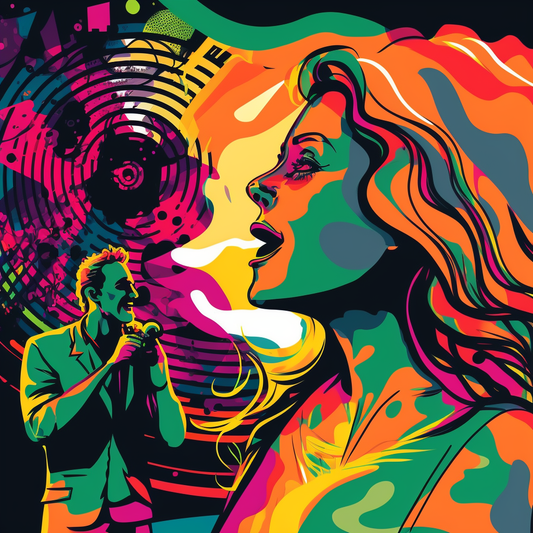 AI Midjourney Prompt for Vibrant Musical Illustrations